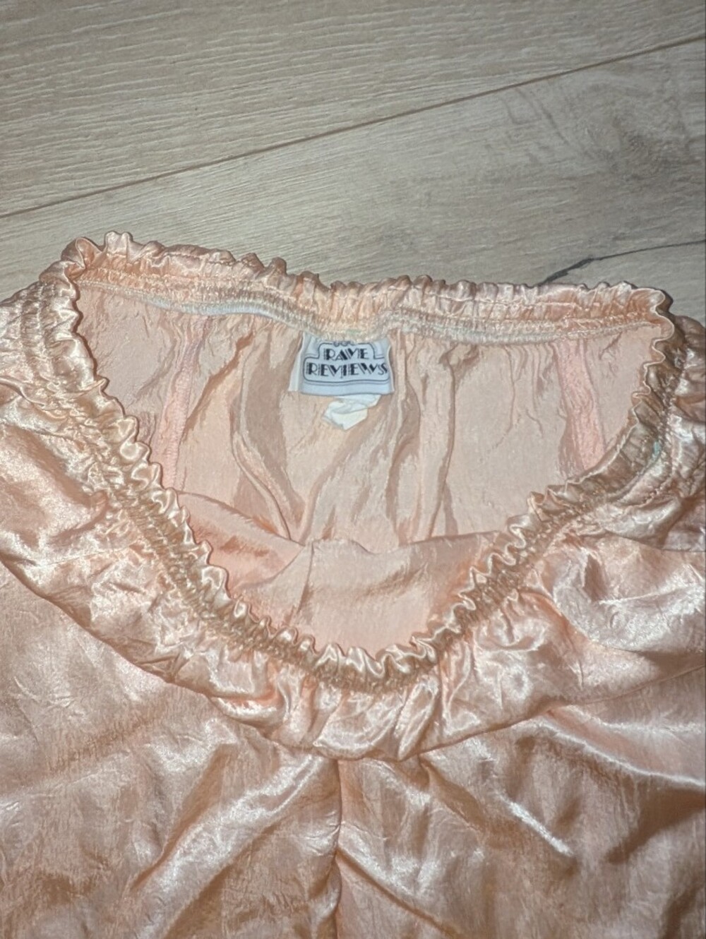 Satin Ruffle Back Skirt - Picture 3 of 5